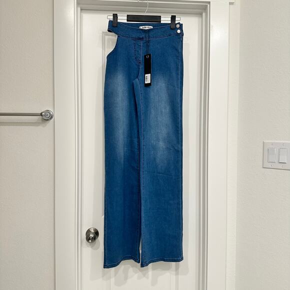 NWT I.AM.GIA KAYLA PANT IN DARK DENIM SIZE MEDIUM - Picture 2 of 5